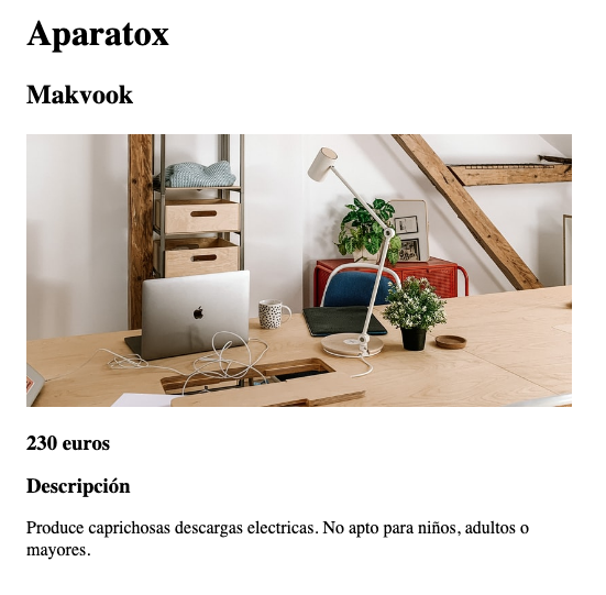 Actividad tienda de electrónica