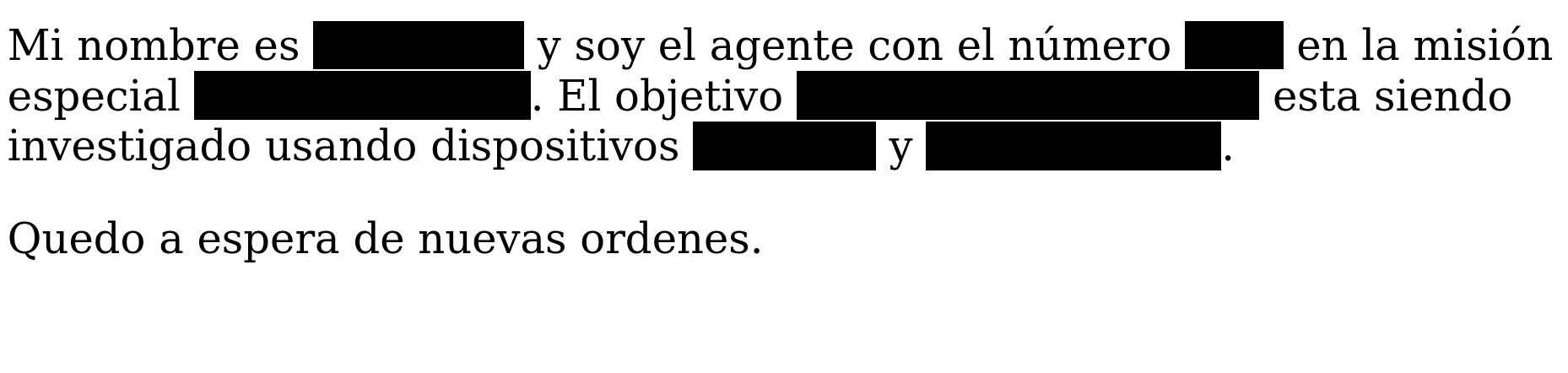 Actividad top secret